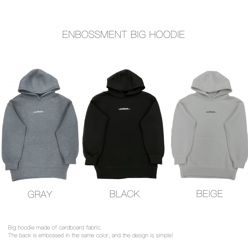 【PIC UP ITEM】Enbossment Hoodie着回し