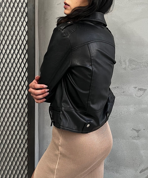 Fake leather riders jacket｜【公式】ROGER AND RAW通販サイト