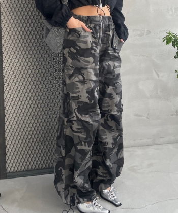 Camouflage work pants